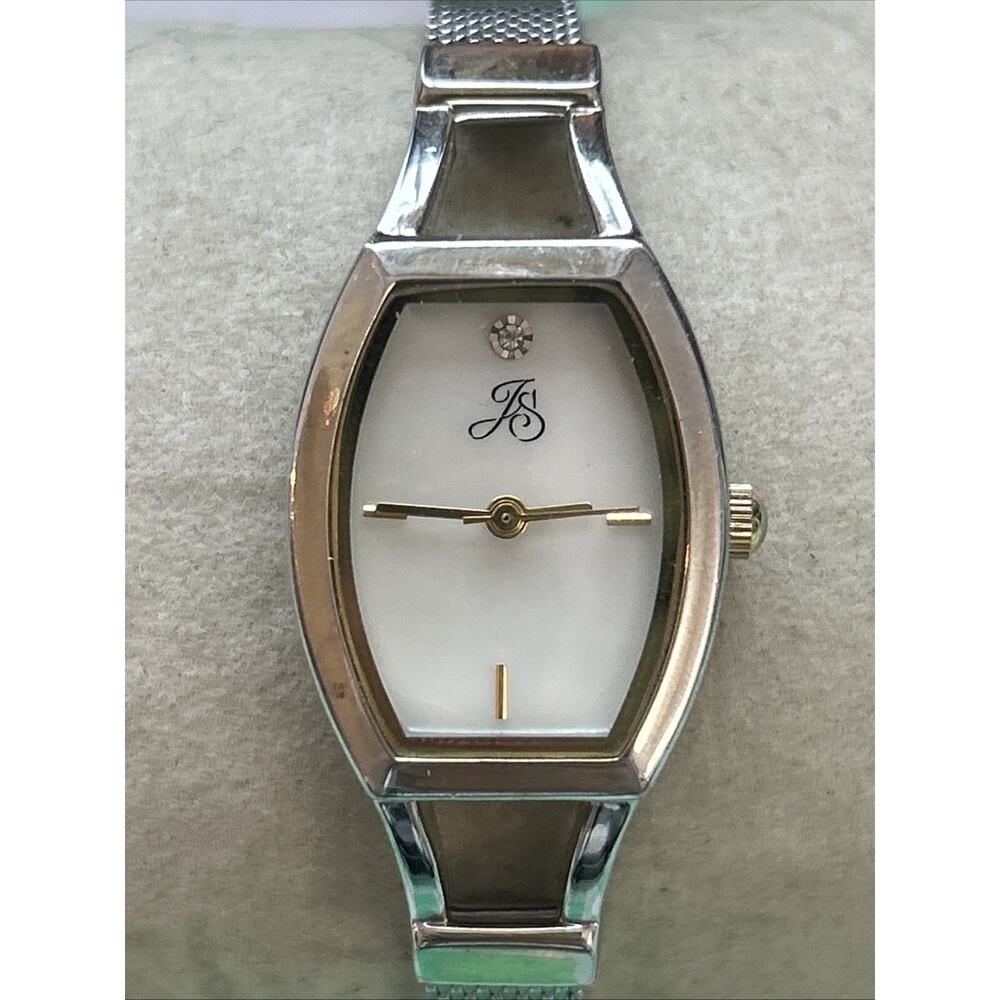 JS Silver Tone Women’s Quartz Watch